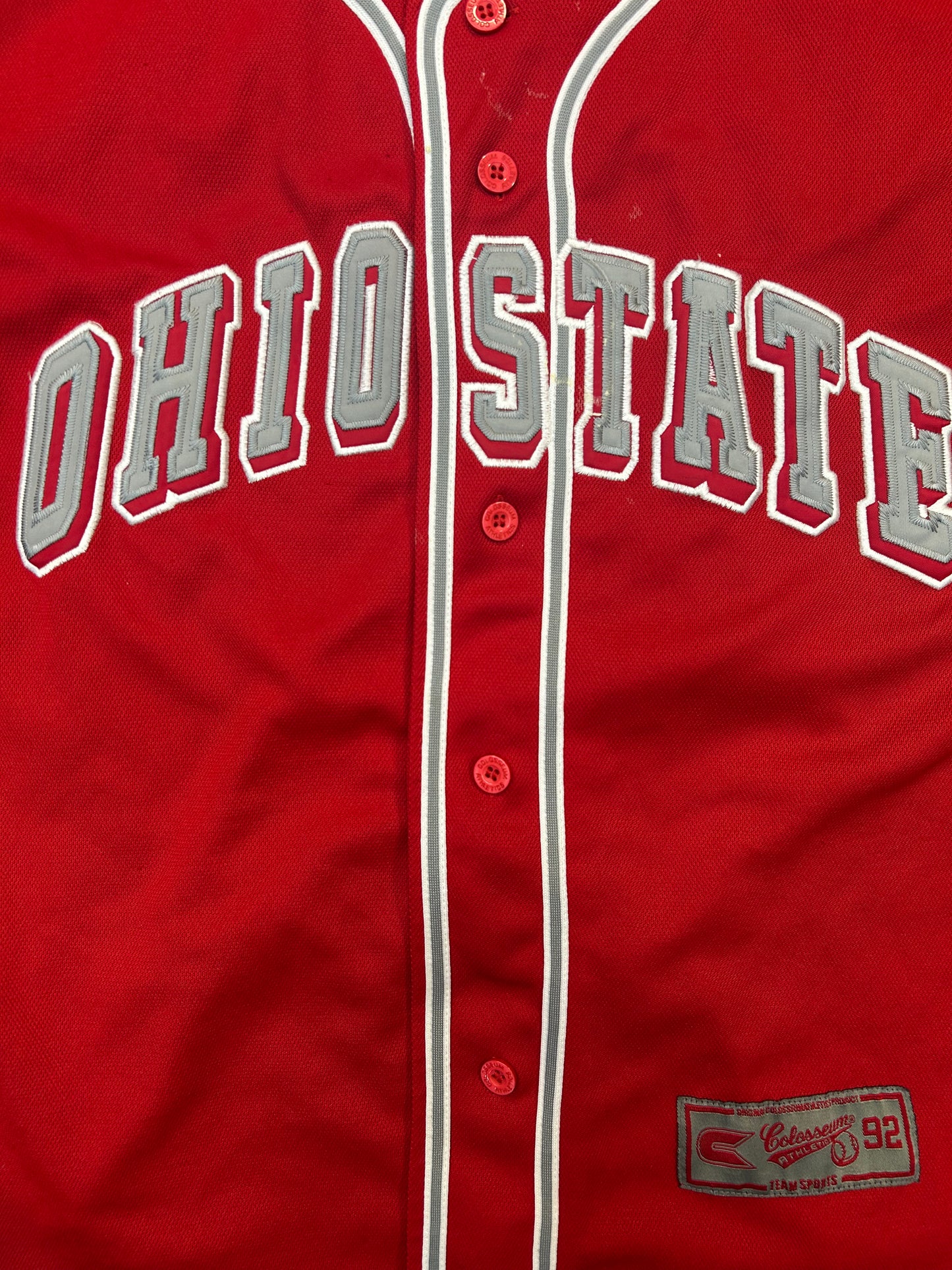 Y2K Colosseum Ohio State Buckeye Baseball Jersey