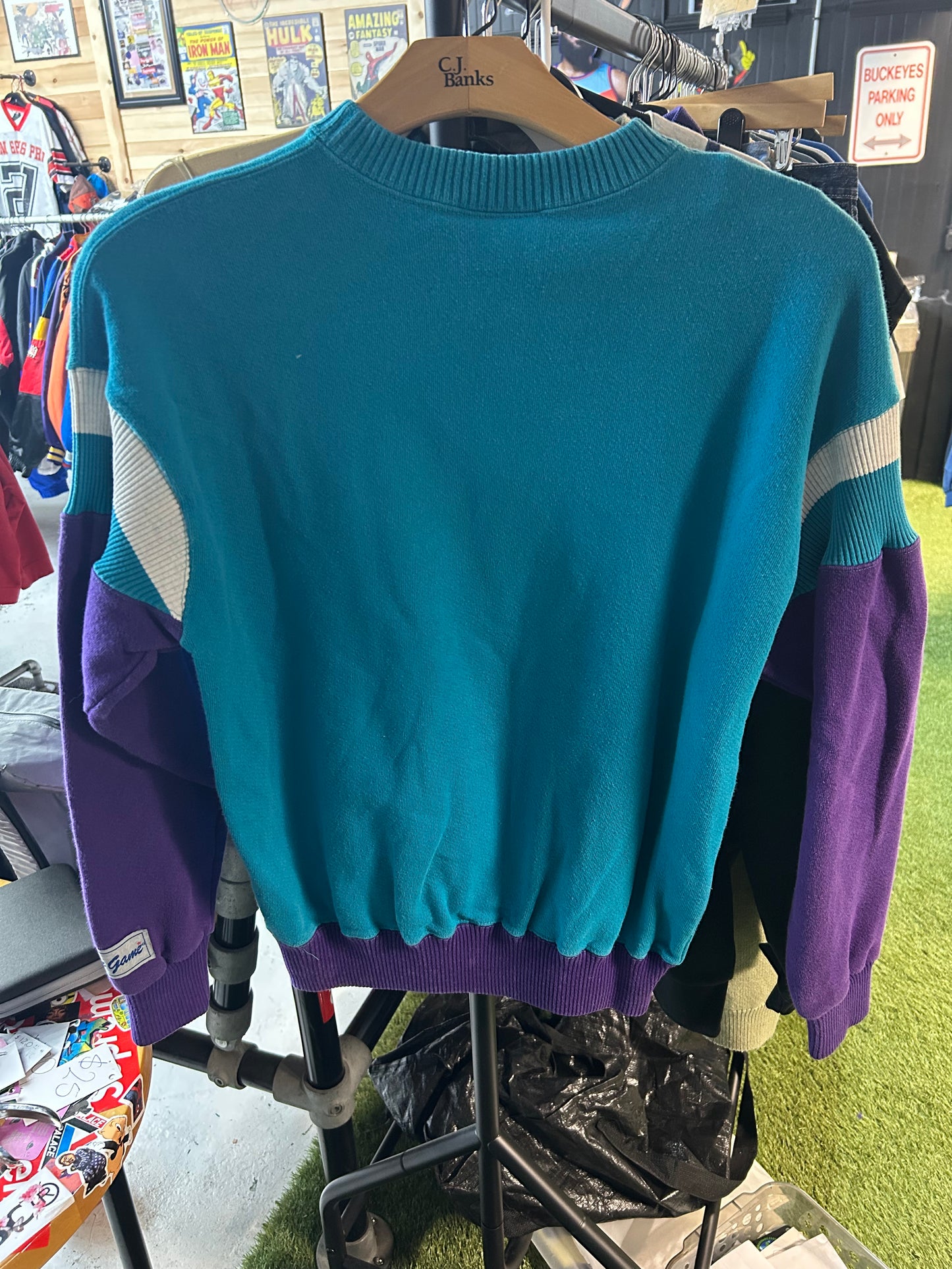 Vintage 90s Charlotte Hornets NBA Crewneck