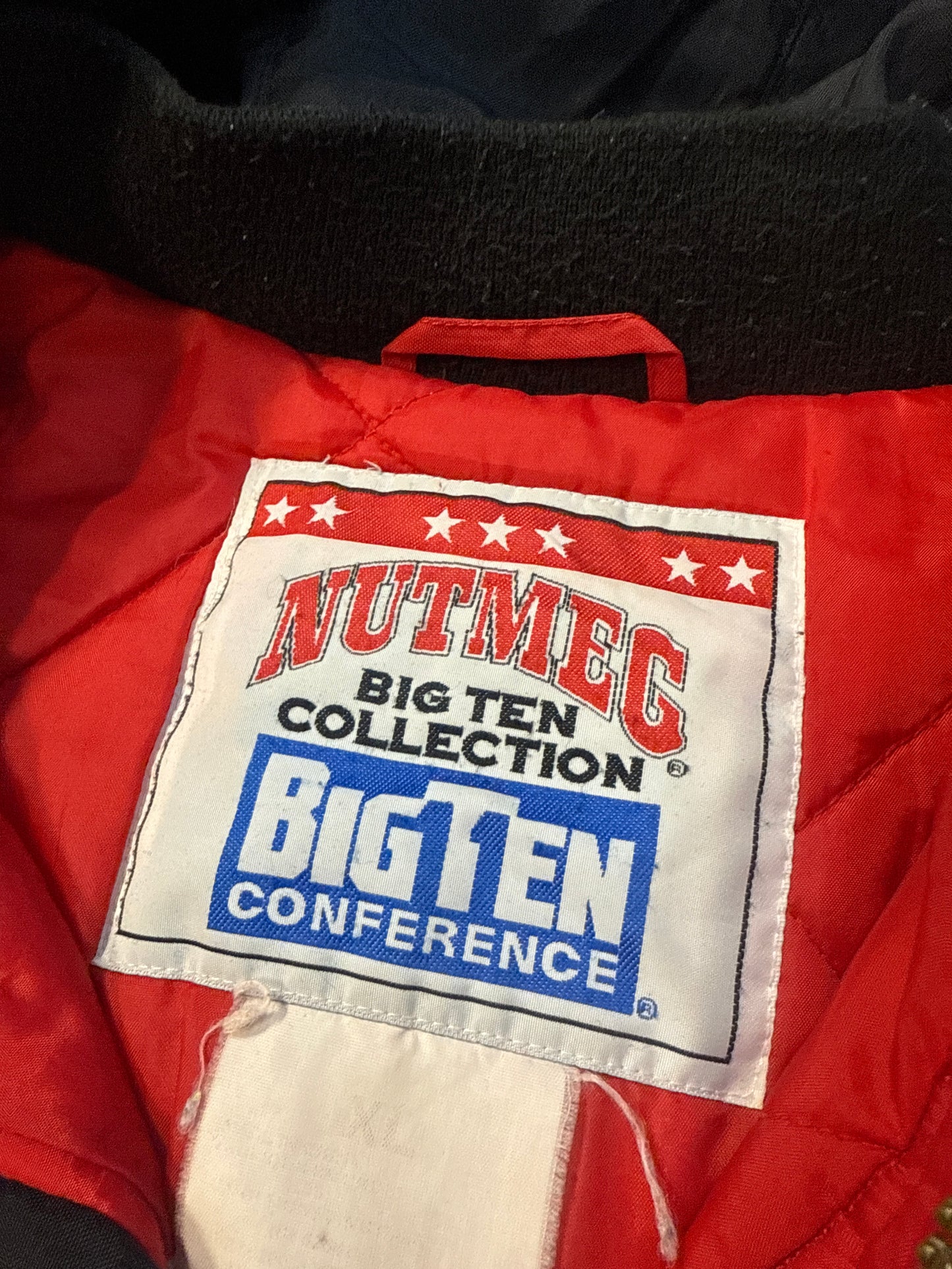 VINTAGE NUTMEG “OHIO STATE”FULL ZIP PUFFER JACKET