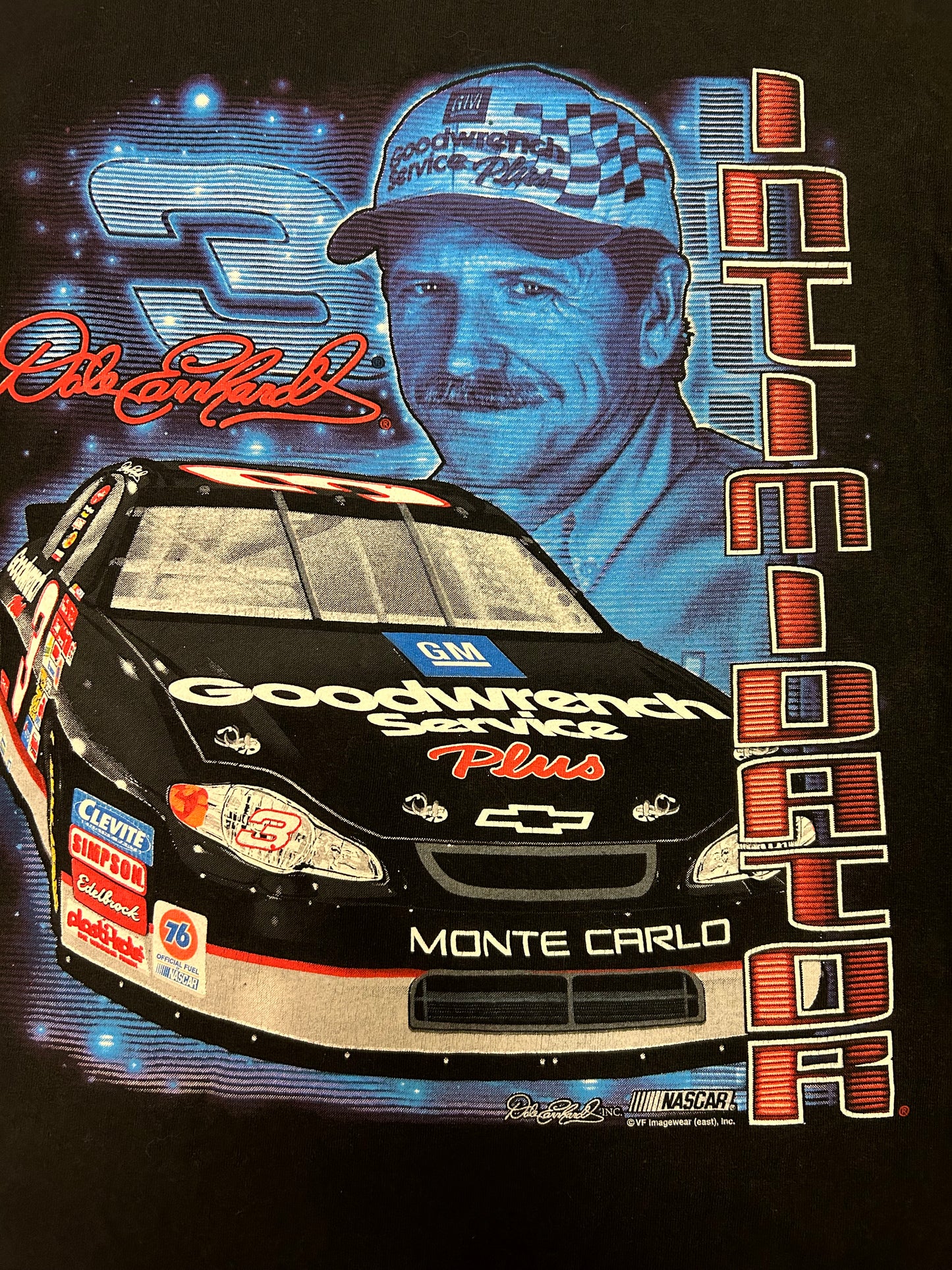 Vintage Lee Sports Dale Earnhardt Monte Carlo #3 Tee