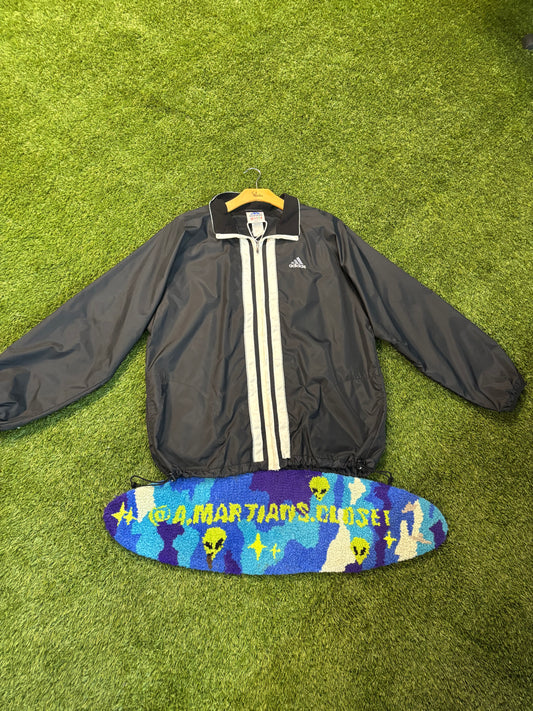 90s Vintage Adidas Vertical Front Stripe Jacket