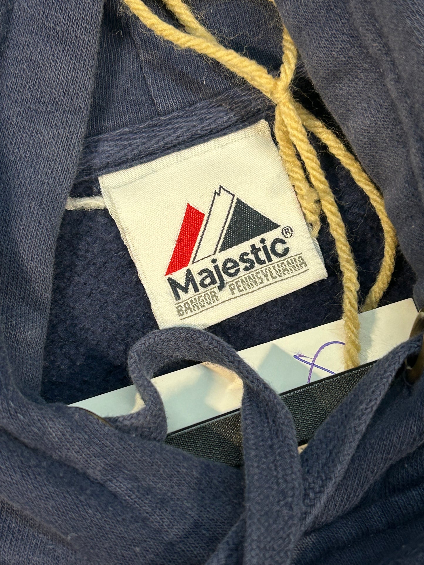 Y2K Majestic New York Yankees Blue Hoodie