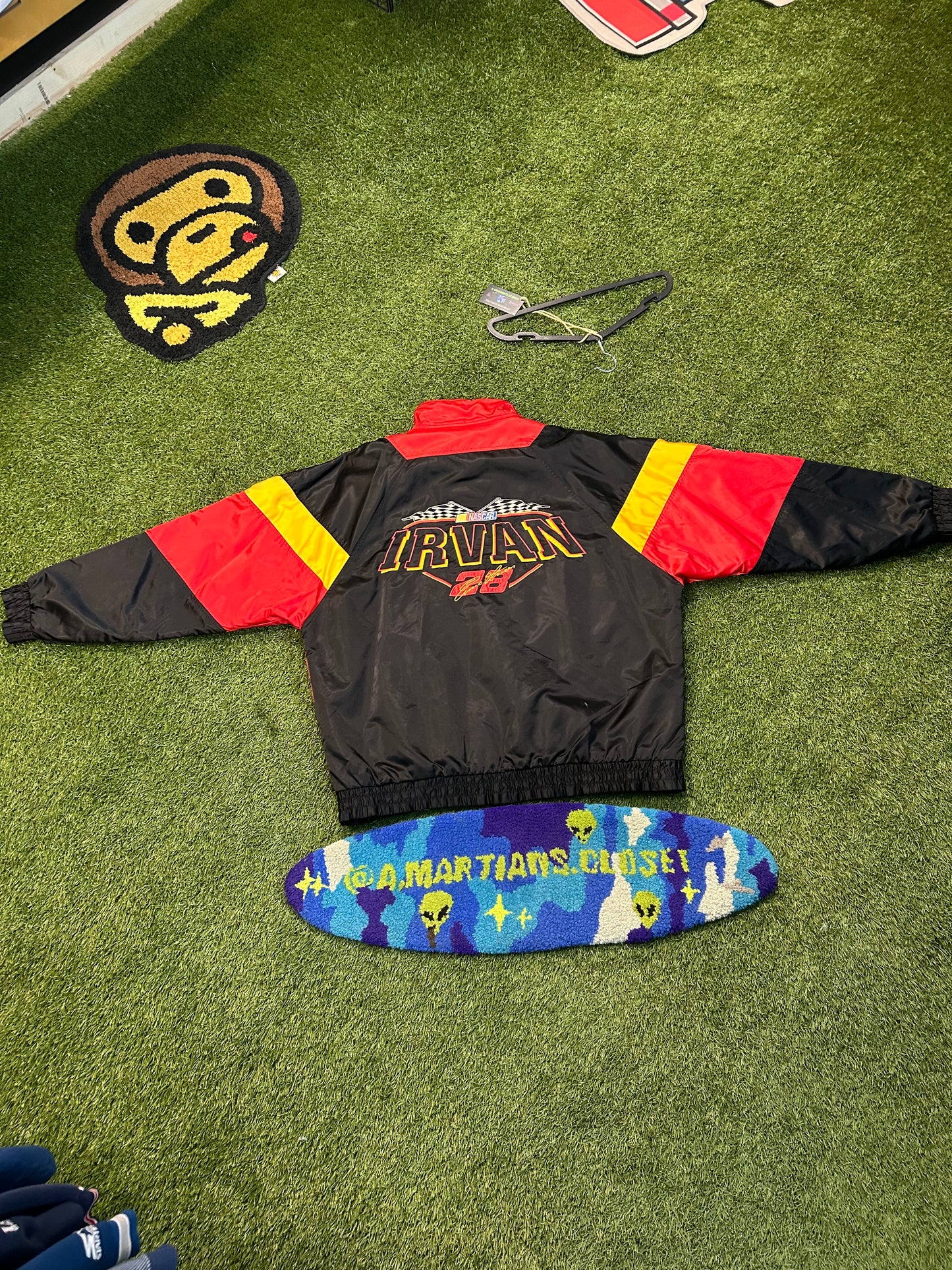 Vintage Nutmeg Ernie Irvan #28 Race jacket