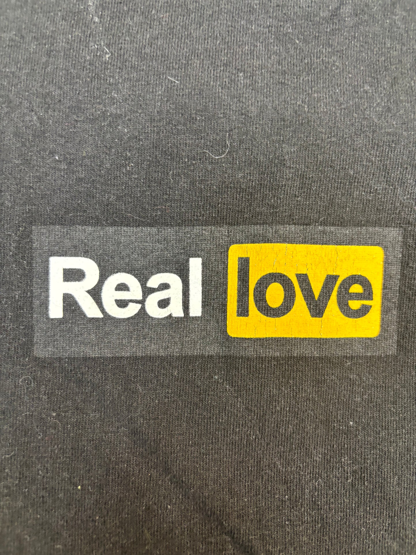 Real Love Black Tee