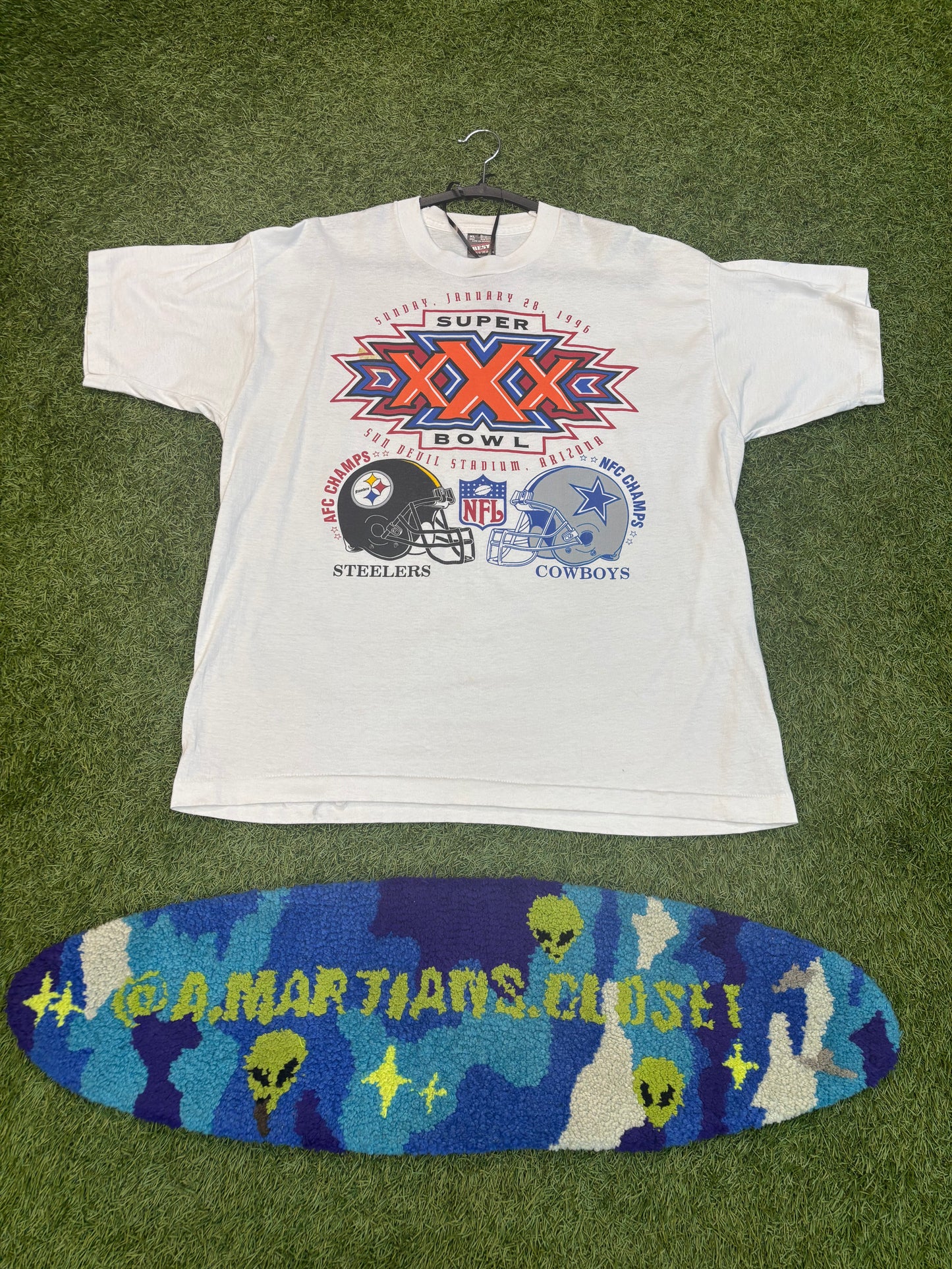 Vintage 1995 Cowboys Super Bowl XXX Champions Graphic Tee