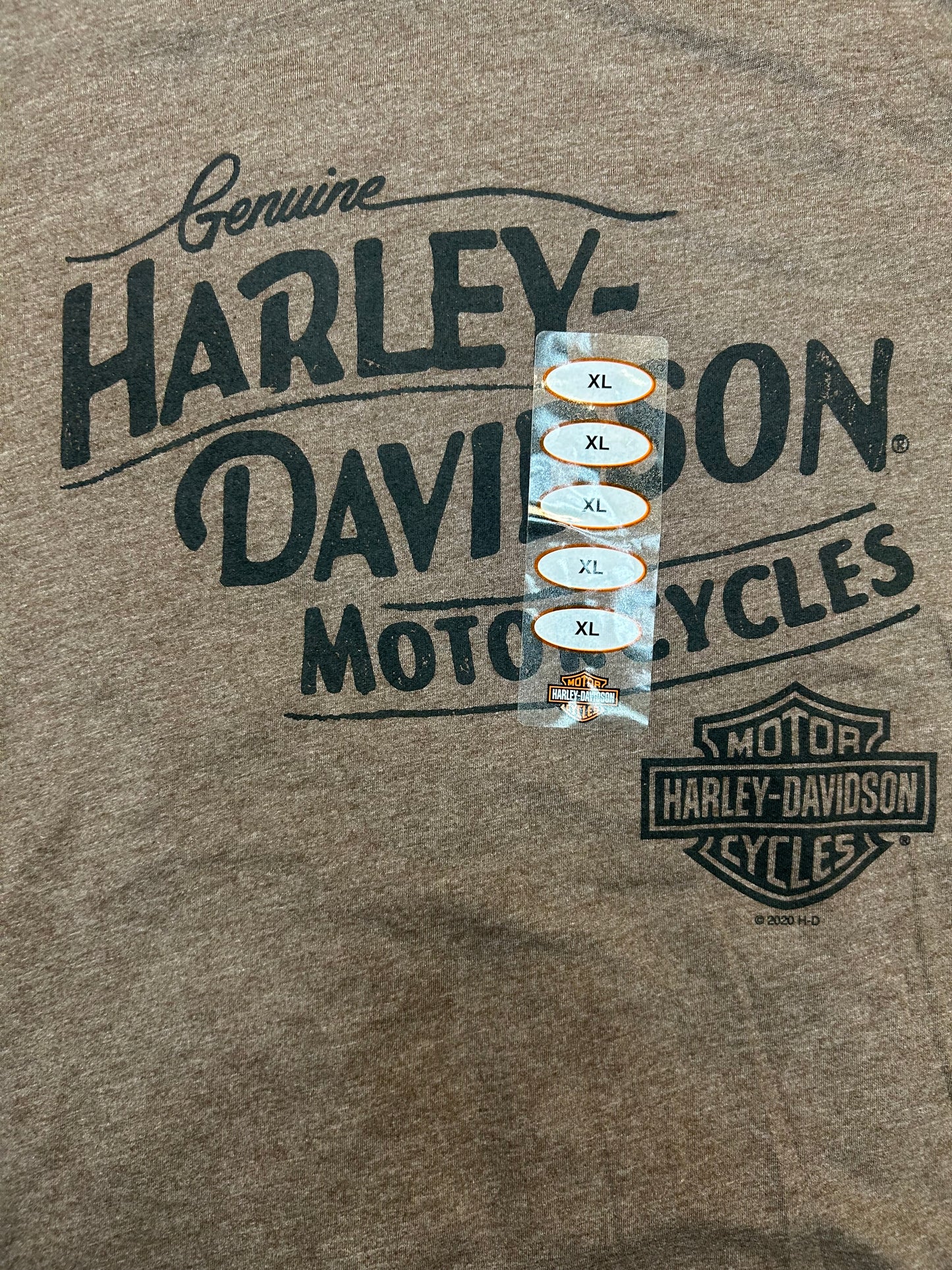 New Age Harley Davidson Olathe Kansas Bone Face Back Hit Tee
