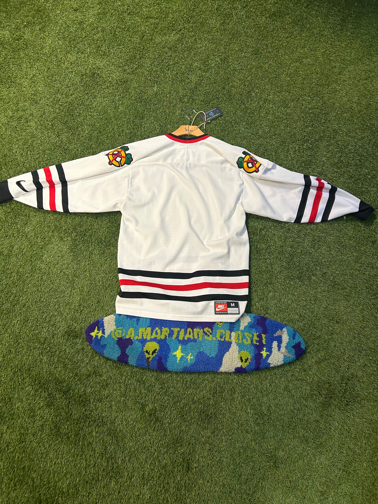 Vintage Chicago Blackhwaks NHL Nike Red Tag Jersey