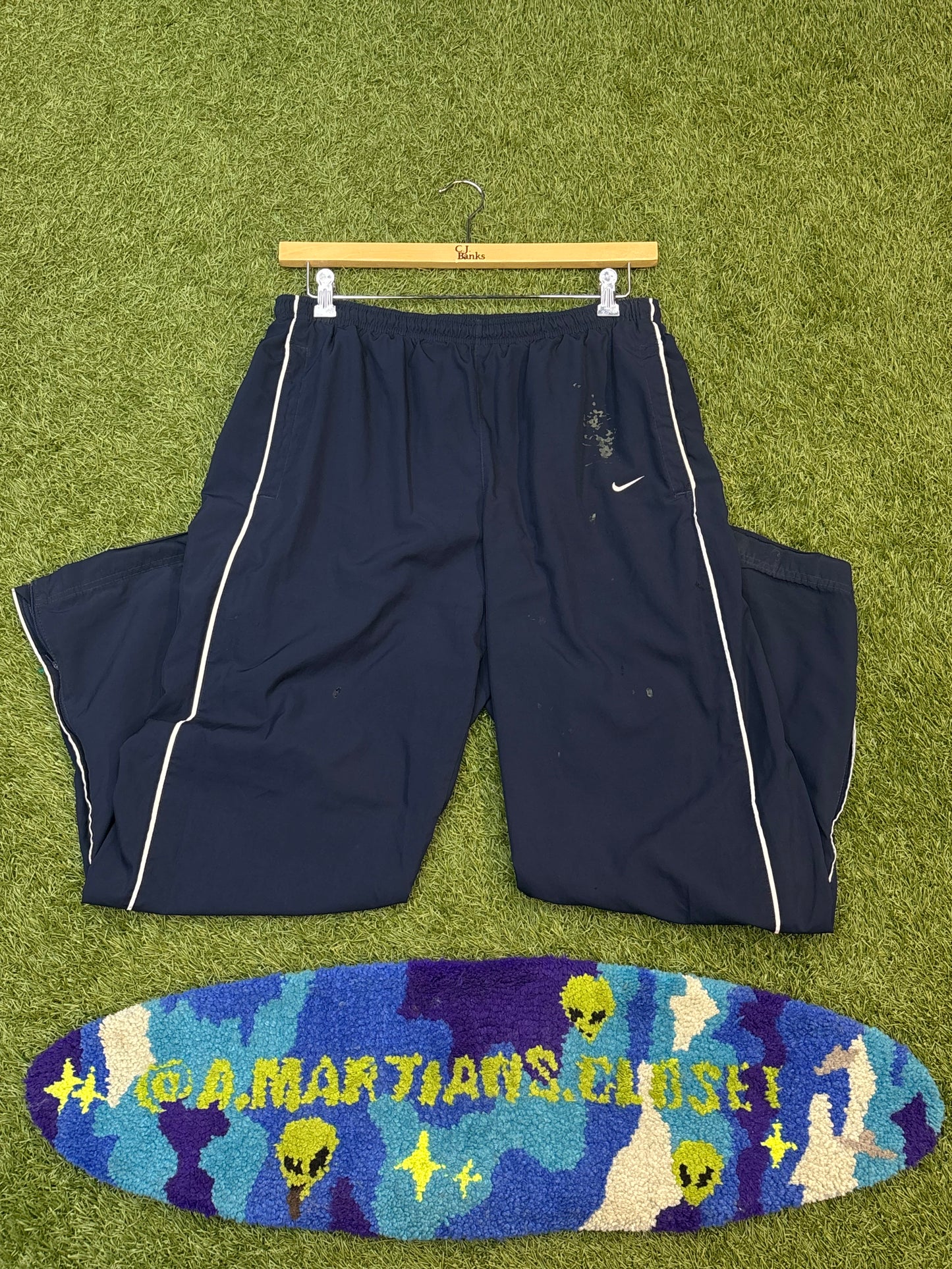 Used Nike Zipper Sweatpants (stained)