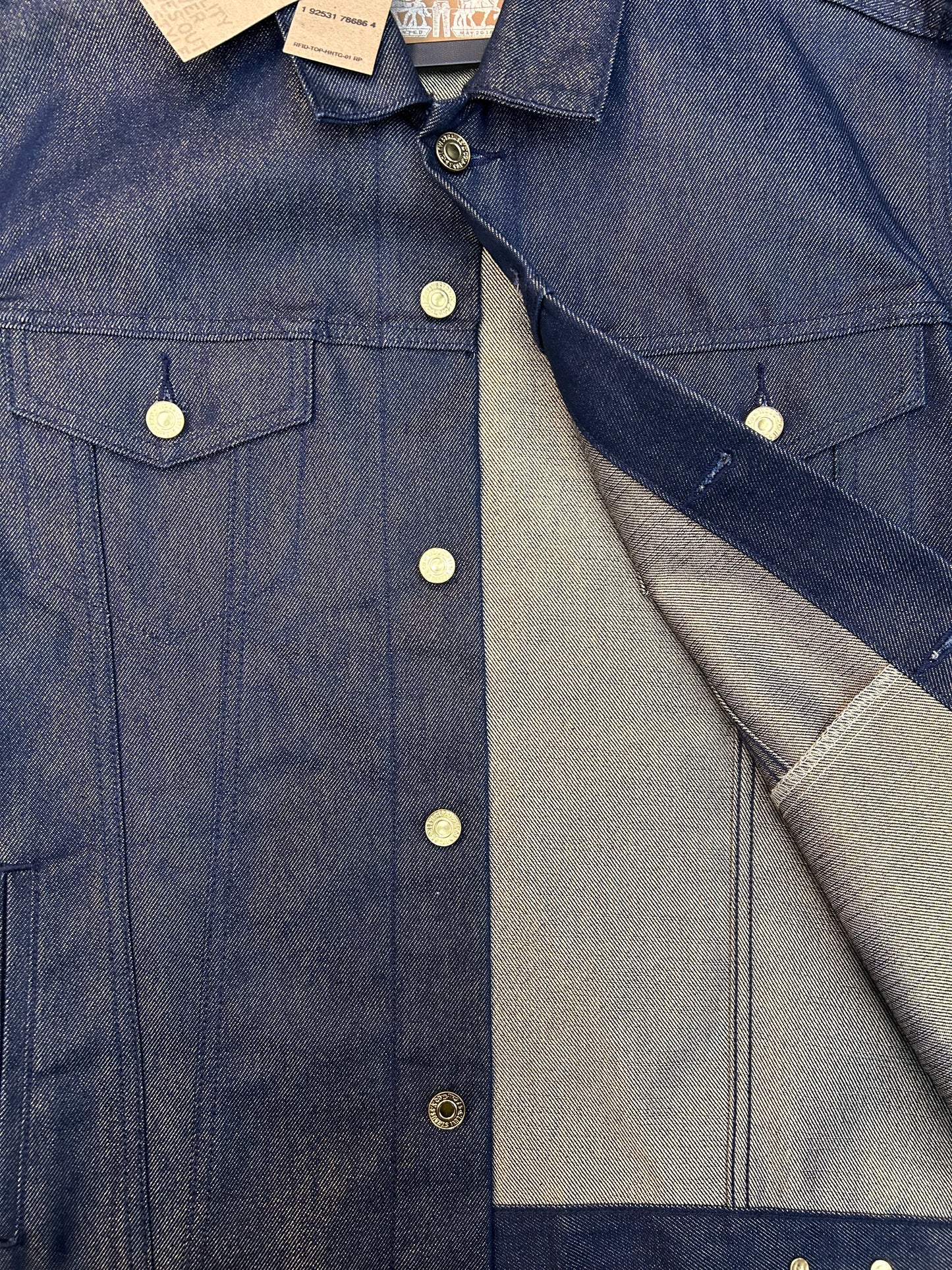 Levi’s Gold Weft Blue Jean Denim Jacket
