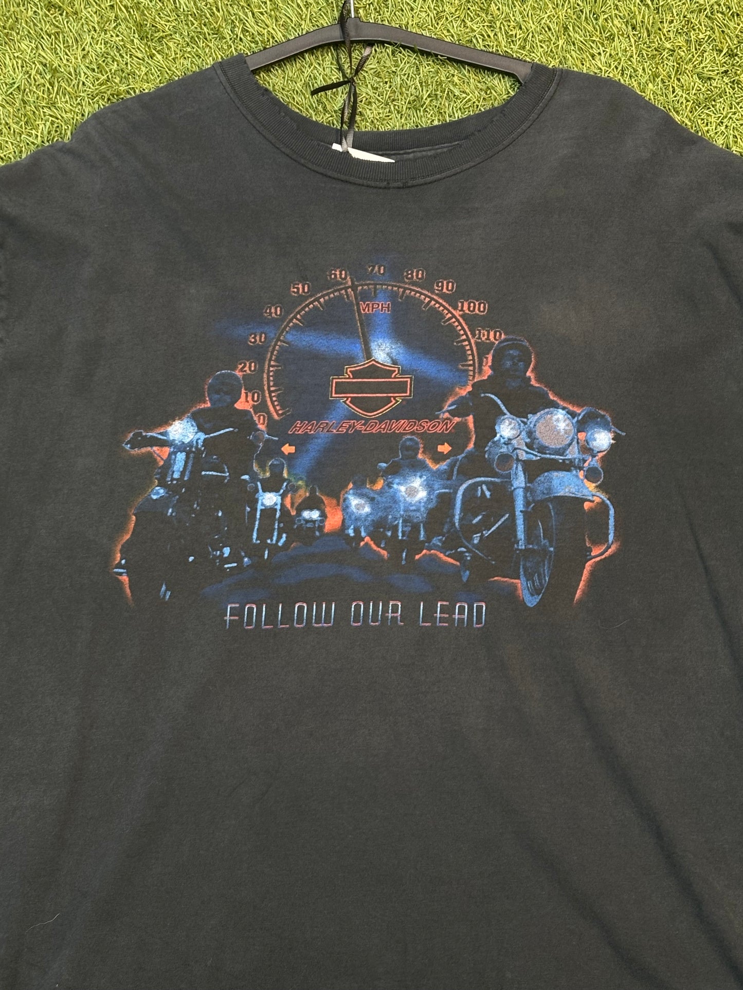 Vintage Harley Davidson “Follow Our Lead” Graphic Tee