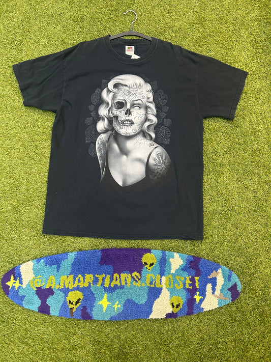 Y2K Marilyn Monroe Sugar Skull Tee