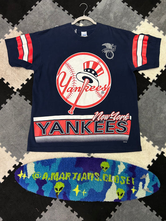 Rare Vintage 1994 AOP New York Yankees Tee