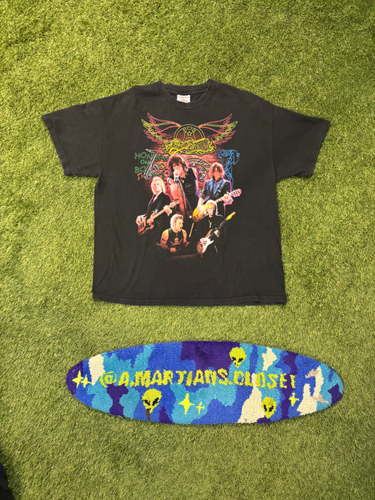 Y2K Aerosmith Honkin On BoBo Band Tour Tee