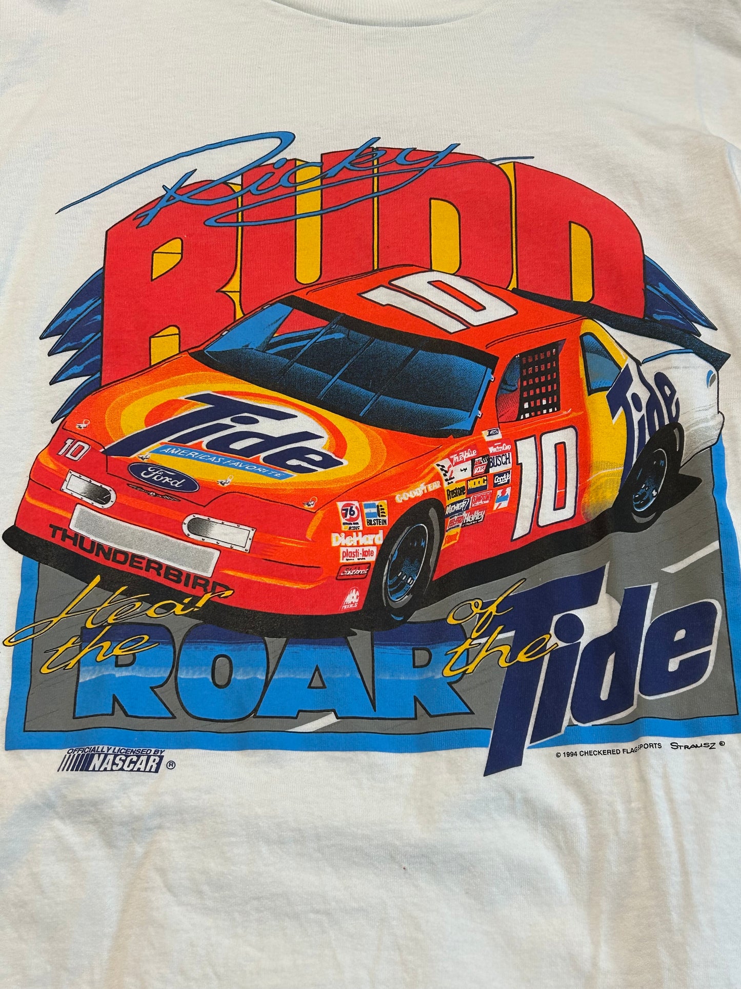 Vintage Ricky Rudd Tide NASCAR #10 Tee