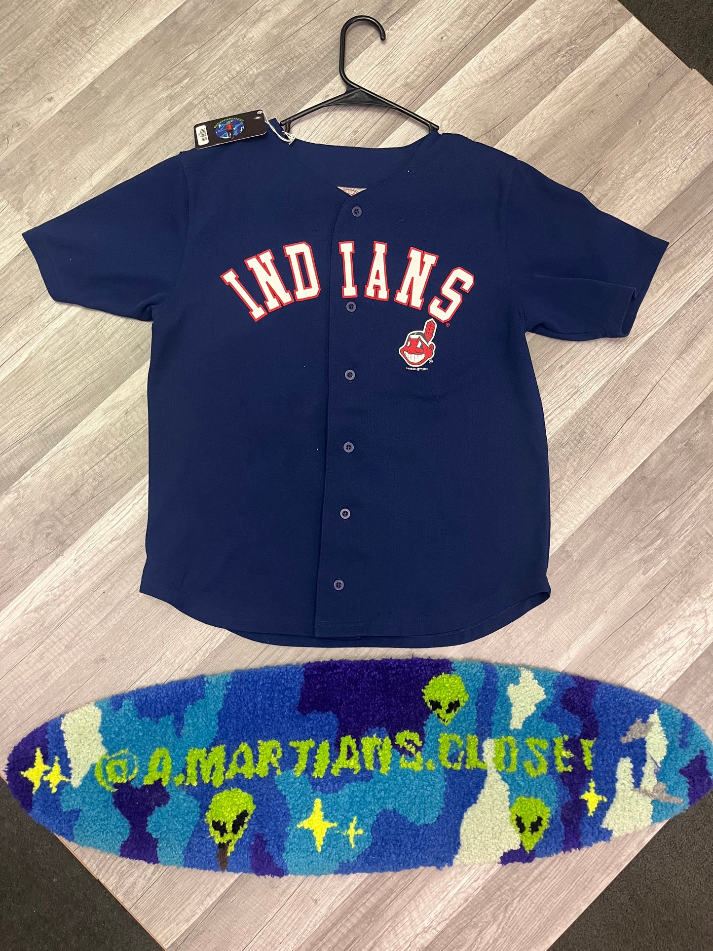 Vintage 2001 Cleveland Indians Jersey Shirt