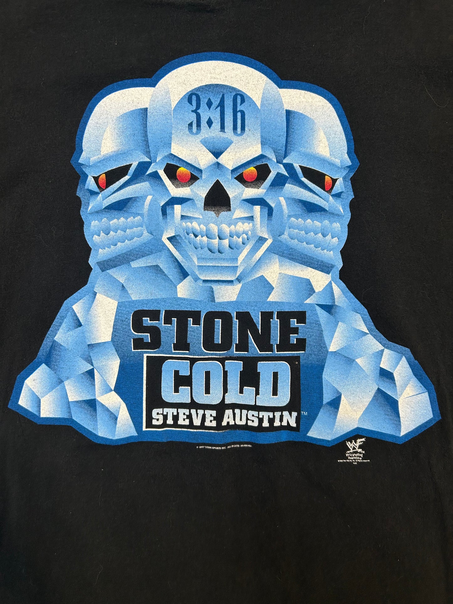 Vintage 1997 Stone Cold Steve Austin 3:16 Ice Man Back Hit Tee