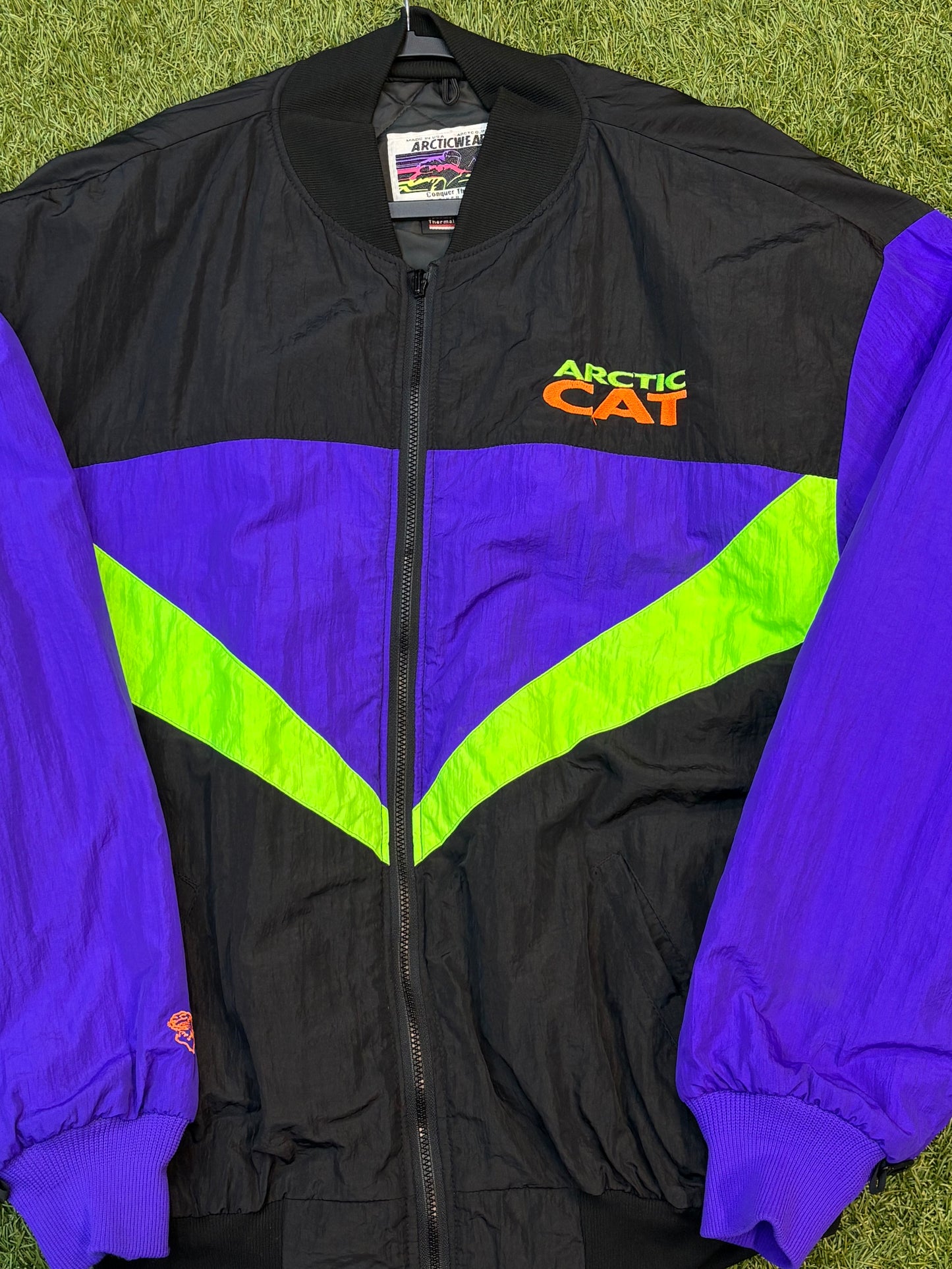 Vintage Arctic Cat Windbreaker Zip Up