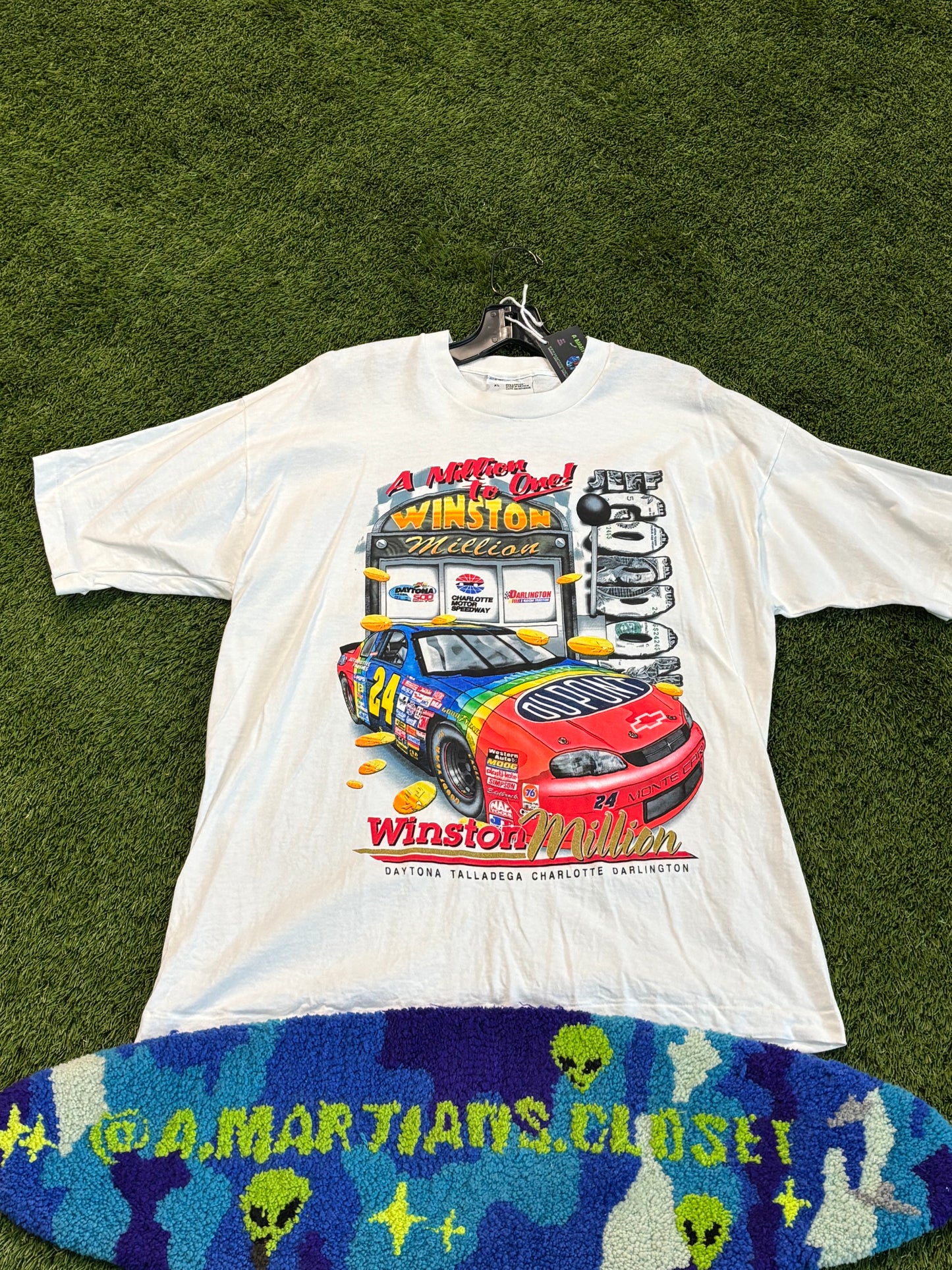 Vintage 1997 Jeff Gordon A Million To One NASCAR Tee