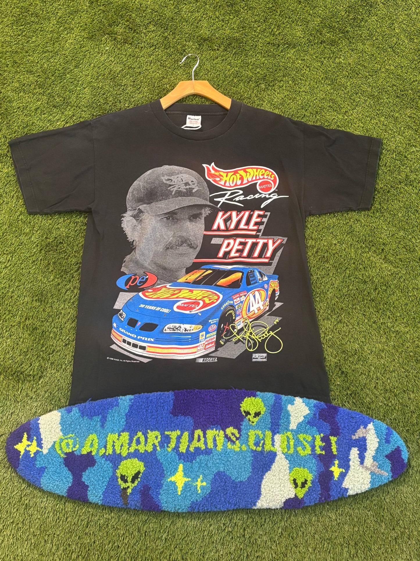 Vintage 1998 Kyle Petty Hot Wheels NASCAR Tee