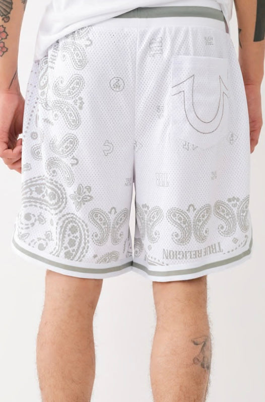 True Religion Bandana Sublimation Shorts