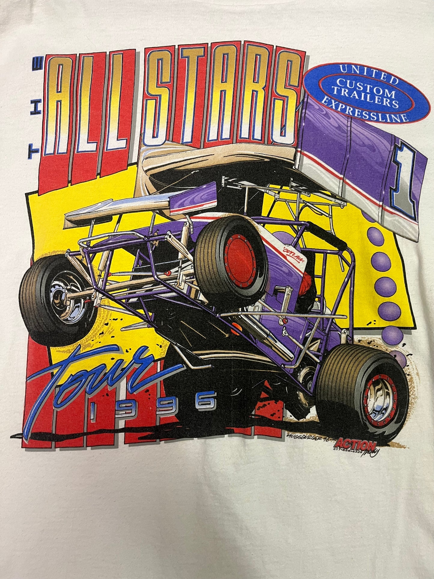 Vintage 1996 All Stars Racer Tour Tee