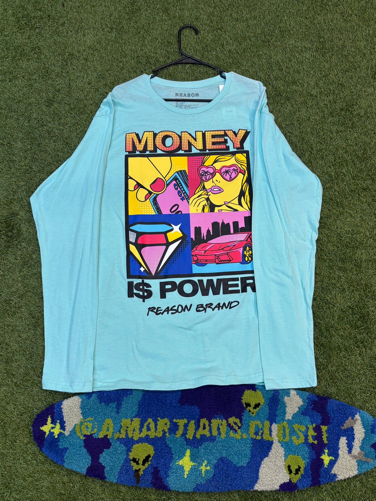 Reason Brand “Money Is Power” Graphic Tee