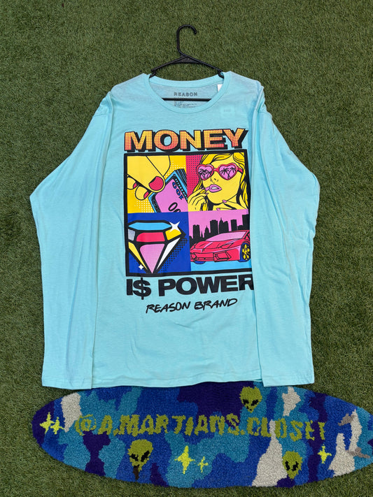 Reason Brand “Money Is Power” Graphic Tee
