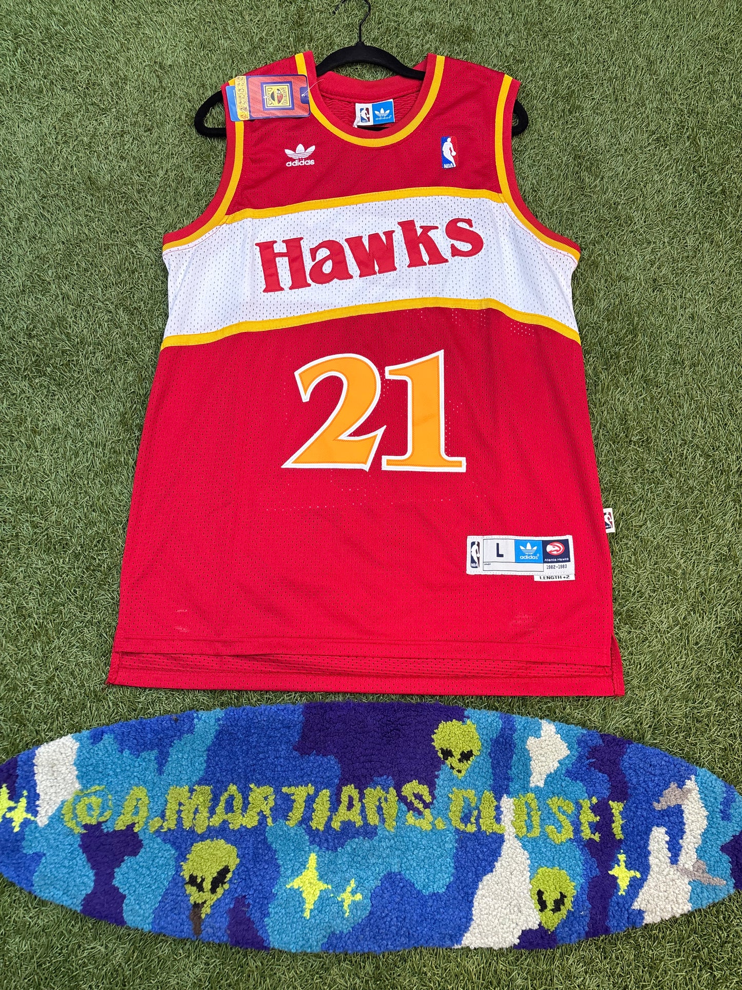 Atlanta Hawks D. Wilkins Hardwood Classics Jersey