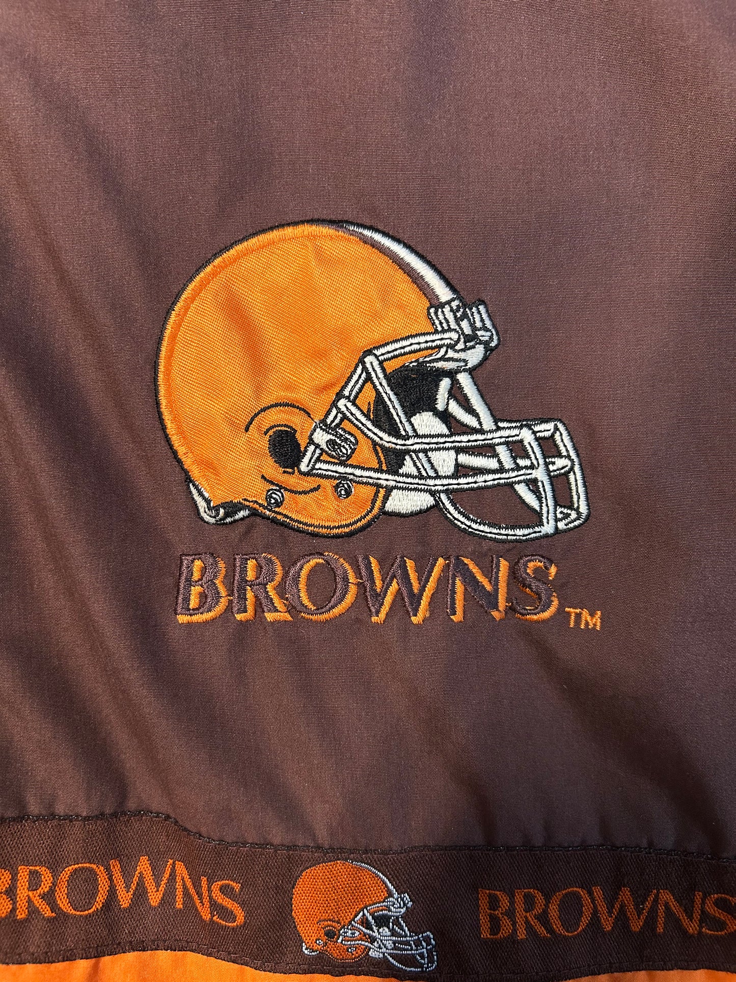 Rare Vintage Pro Player Cleveland Browns NFL Puffer Jacket