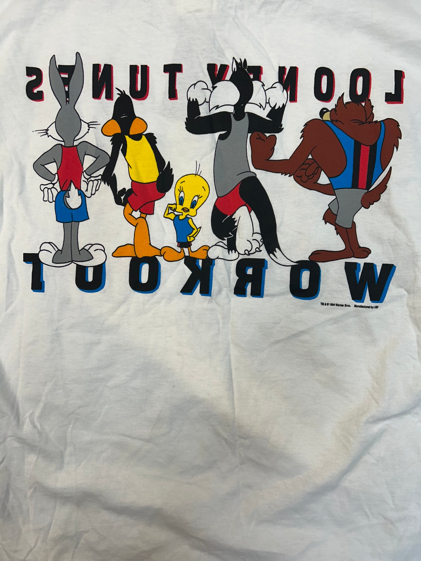 Vintage 1994 Looney Tunes Workout Tee
