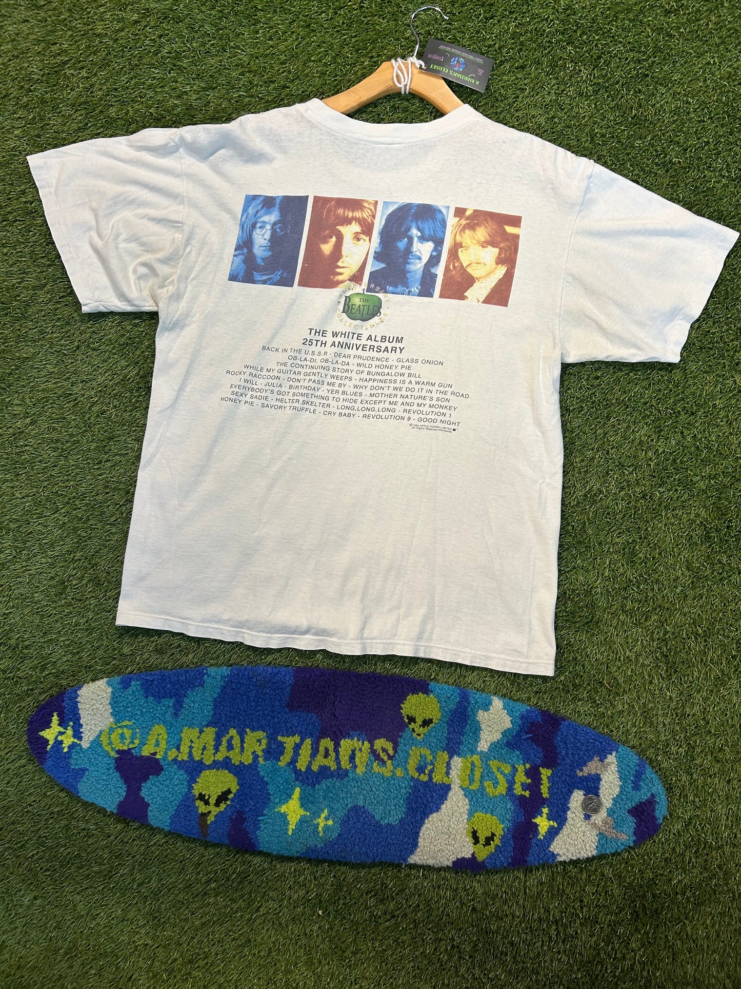 Vintage 1994 The Beatles The White Album 25th Anniversary Tee