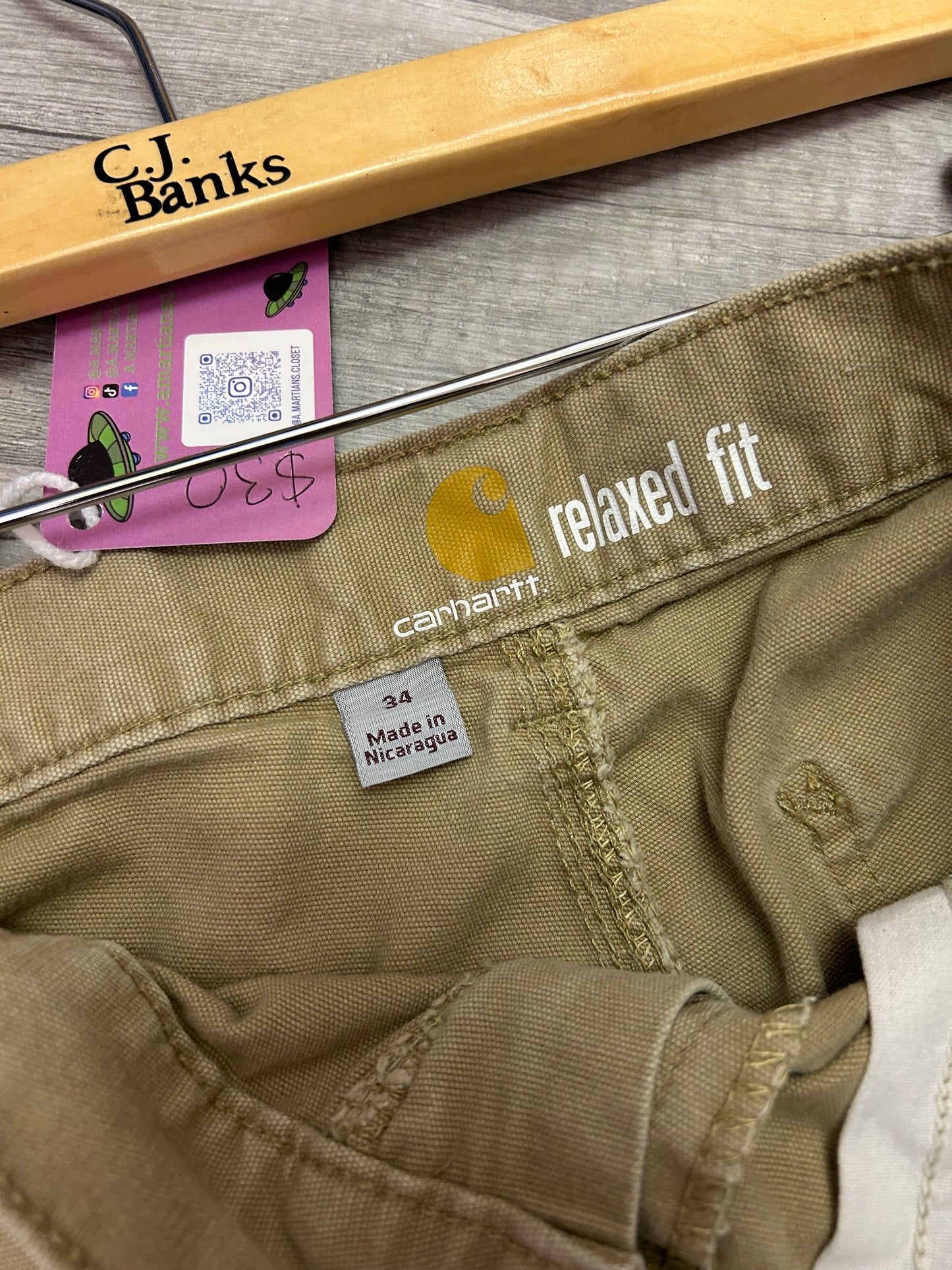 Vintage Carhartt Relaxed Fit Sand Shorts