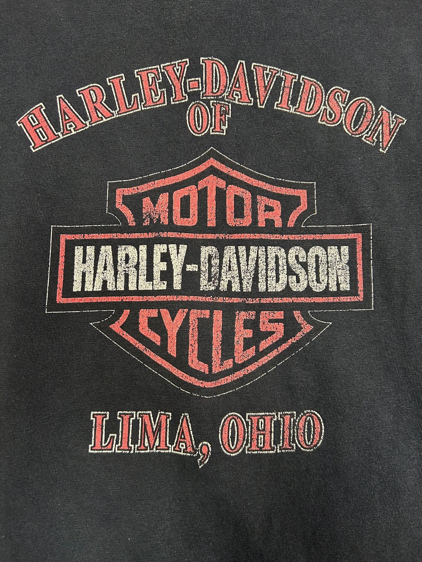 Vintage 2000s Harley Davidson Lima Ohio Tee