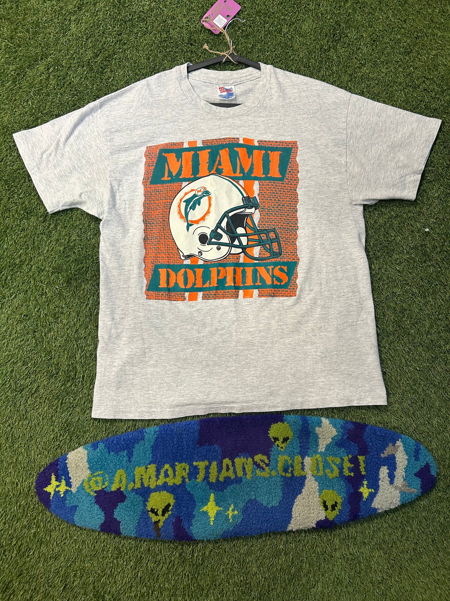 Vintage Single Stitch Miami Dolphins Big Print Tee