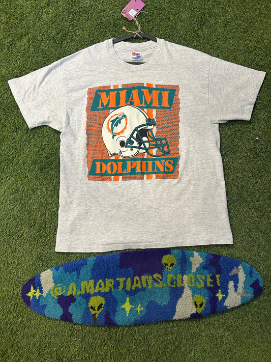 Vintage Single Stitch Miami Dolphins Big Print Tee