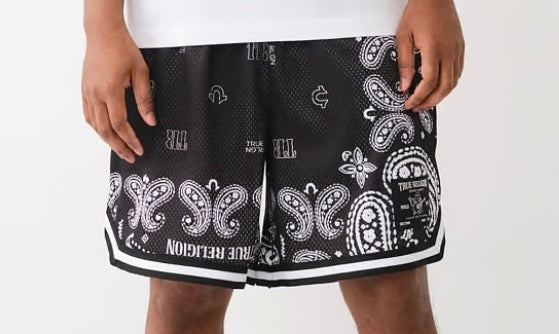 True Religion Bandana Sublimation Shorts