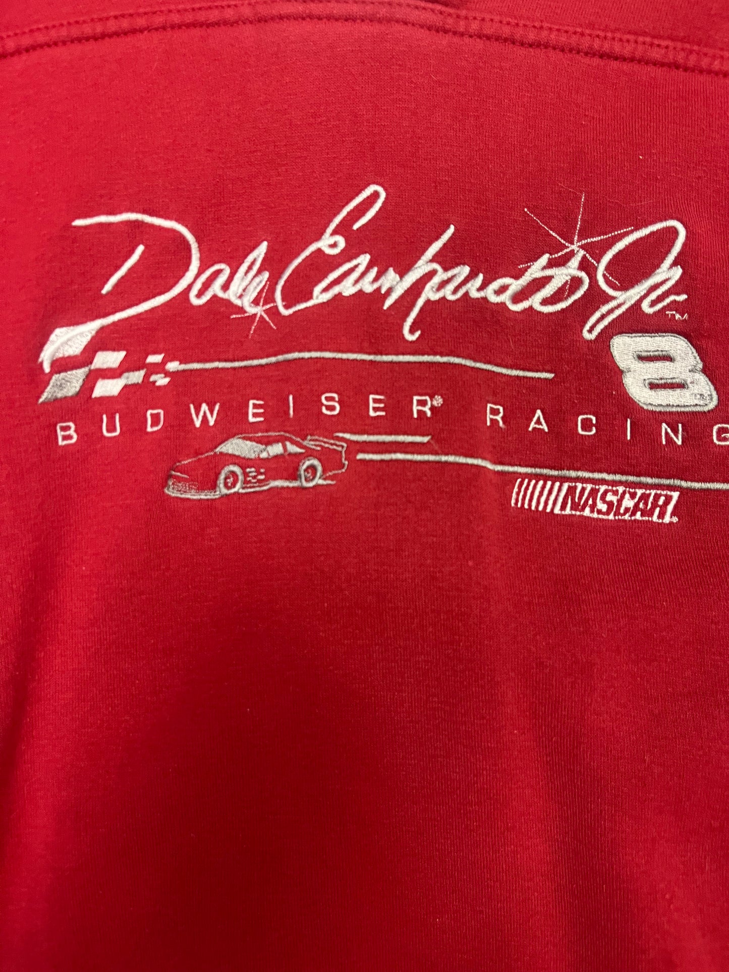 Vintage 2000s Dale Earnhardt Jr Budweiser Racing Crewneck