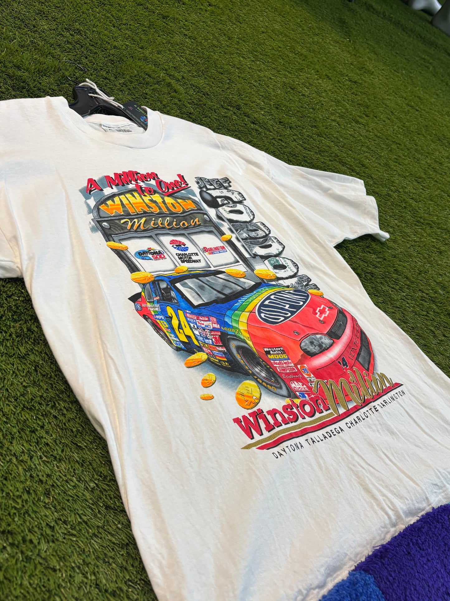 Vintage 1997 Jeff Gordon A Million To One NASCAR Tee