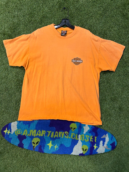 Vintage Harley Davidson Traverse City Michigan Motor Sports Classic Tee