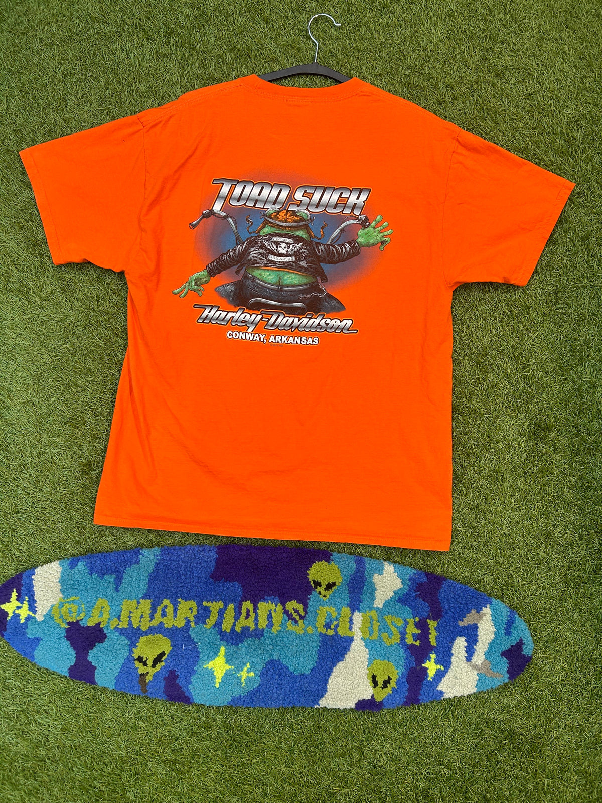 Y2K Harley Davidson Toads Suck Conway Arkansas Tee
