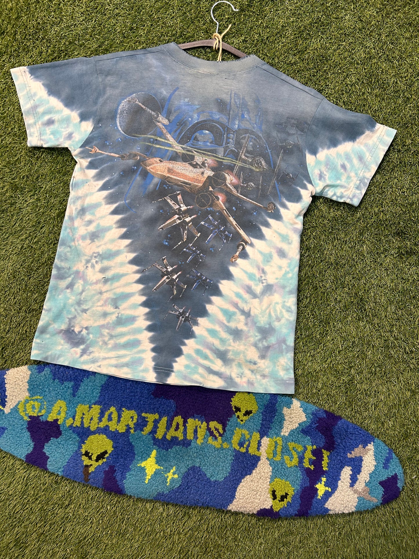 Vintage 1997 Star Wars Liquid Blue AOP Tee