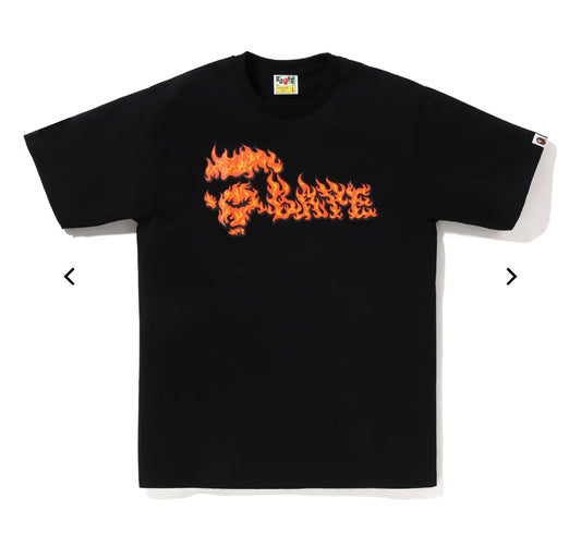 Bape Flame Ape Face Tee