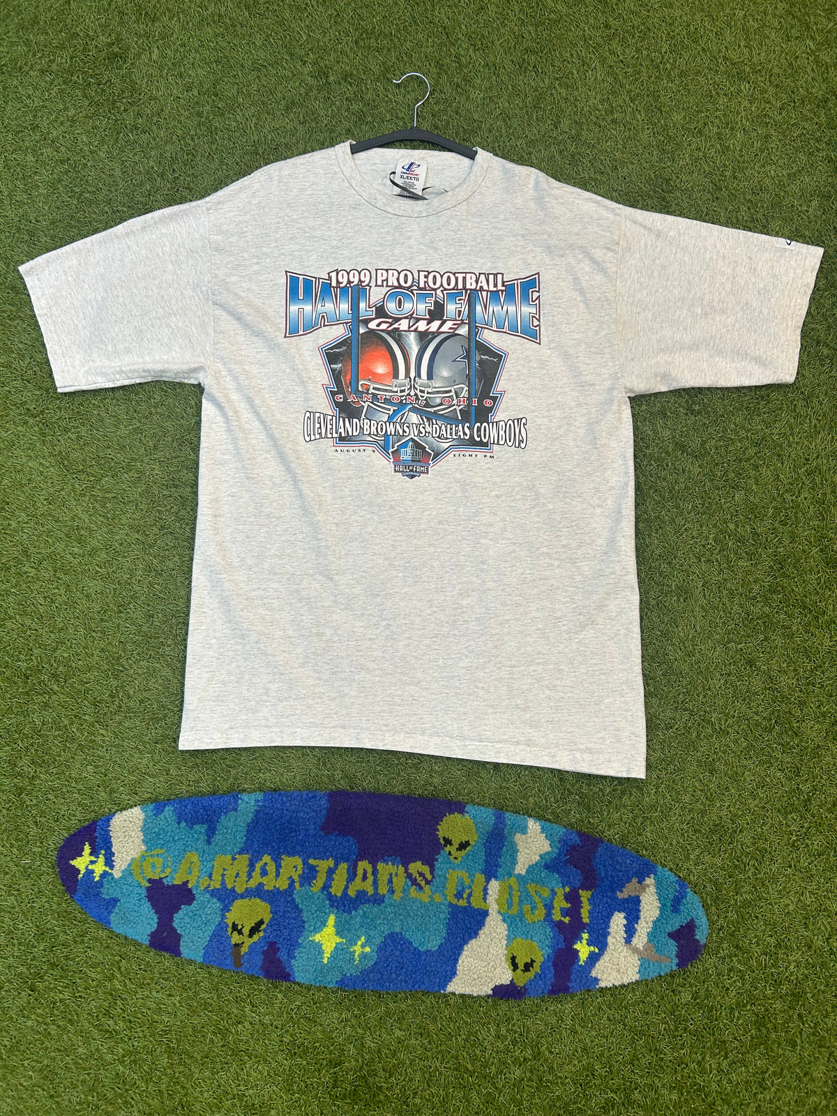 Vintage 1999 Hall Of Fame NFL Game Cleveland Browns VS Cowboys Tee