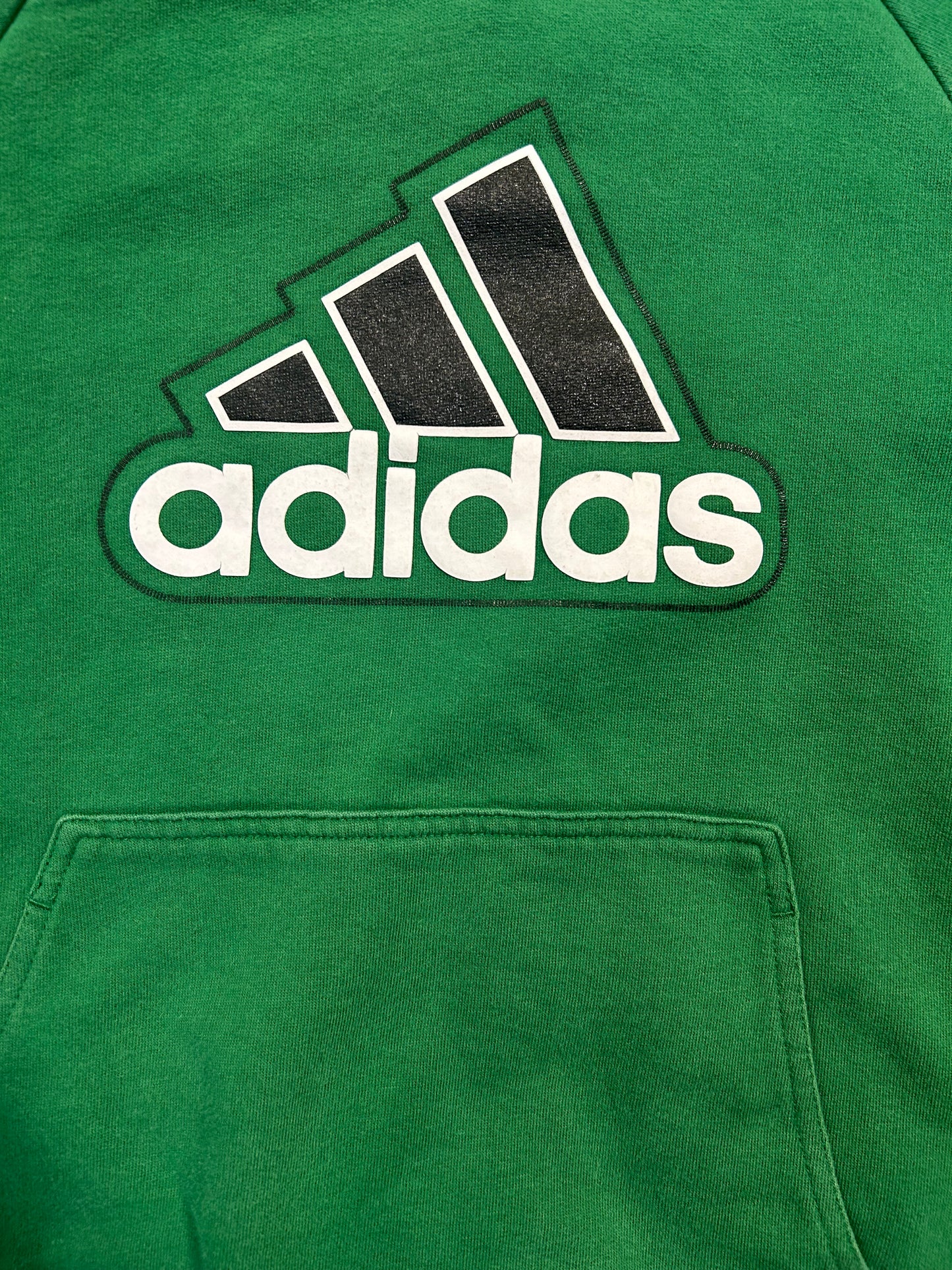 Y2K Adidas Green Kids Hoodie