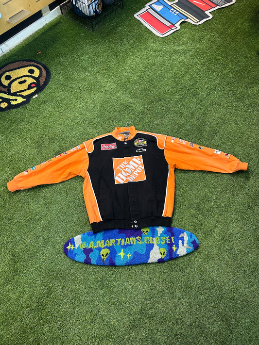 Vintage Tony Stewart #20 The Home Depot Big Patch NASCAR Jacket