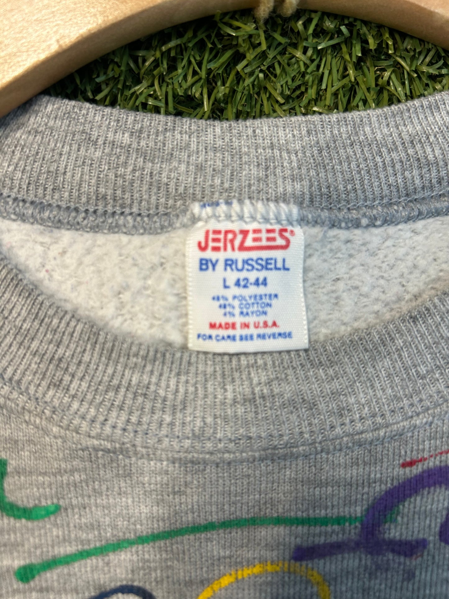Vintage Hand Painted Chicago Bears Player Crewneck