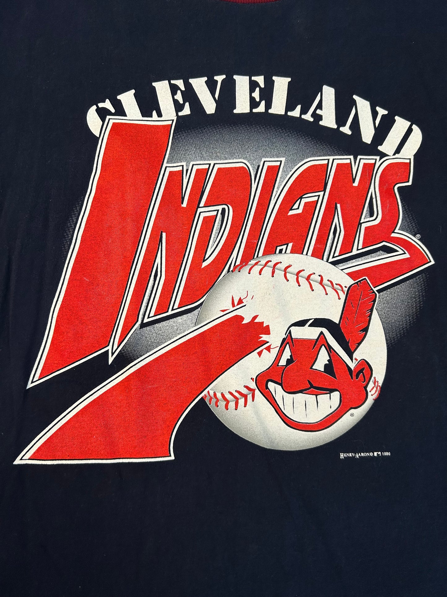 Vintage 1996 Cleveland Indians Big Logo Tee