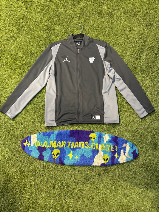 Multi Grey Jordan Brand Bowling Green Falcons Jacket Size Large