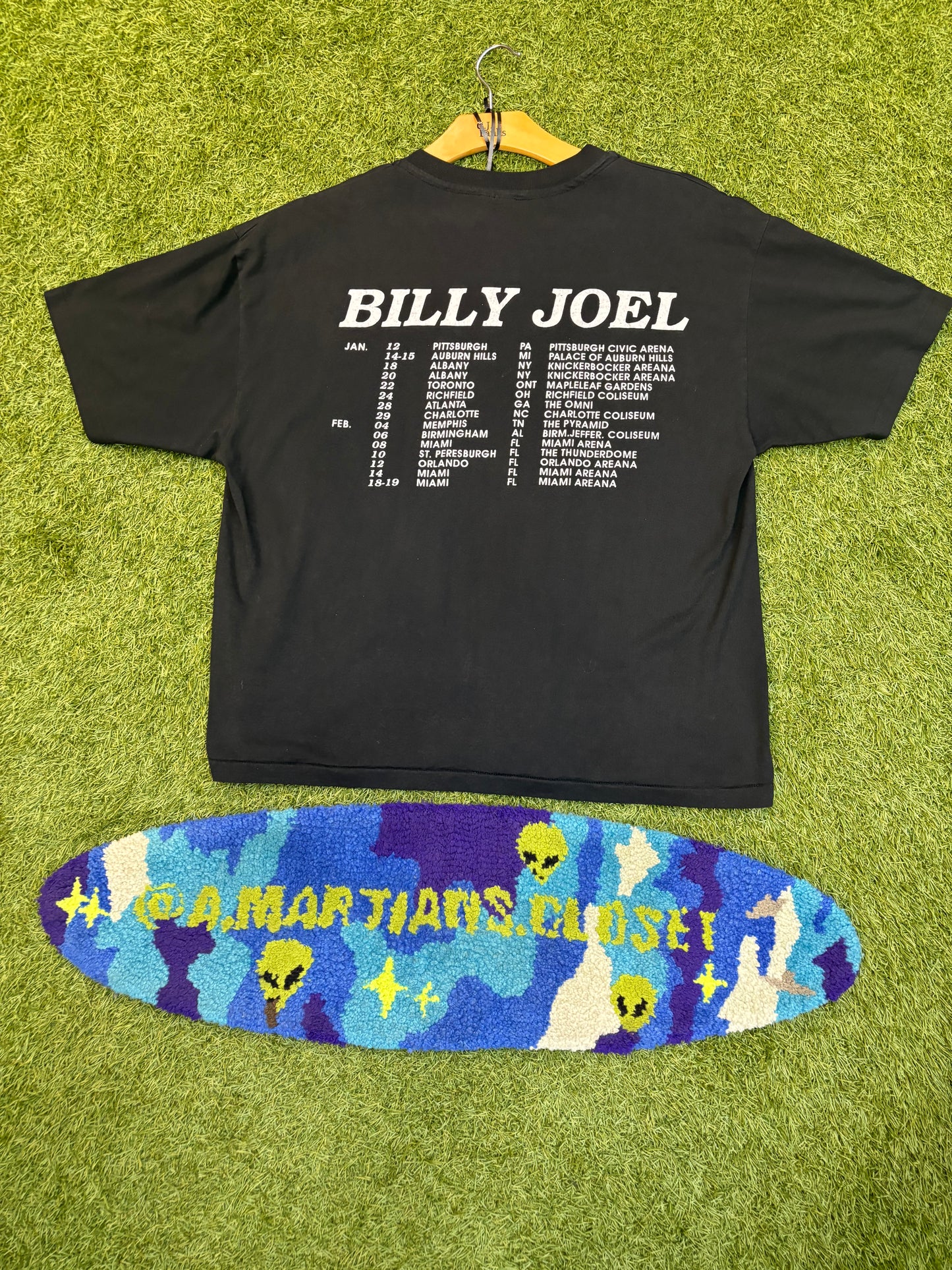 Vintage 1993 Billy Joel River Of Dreams Tour Tee