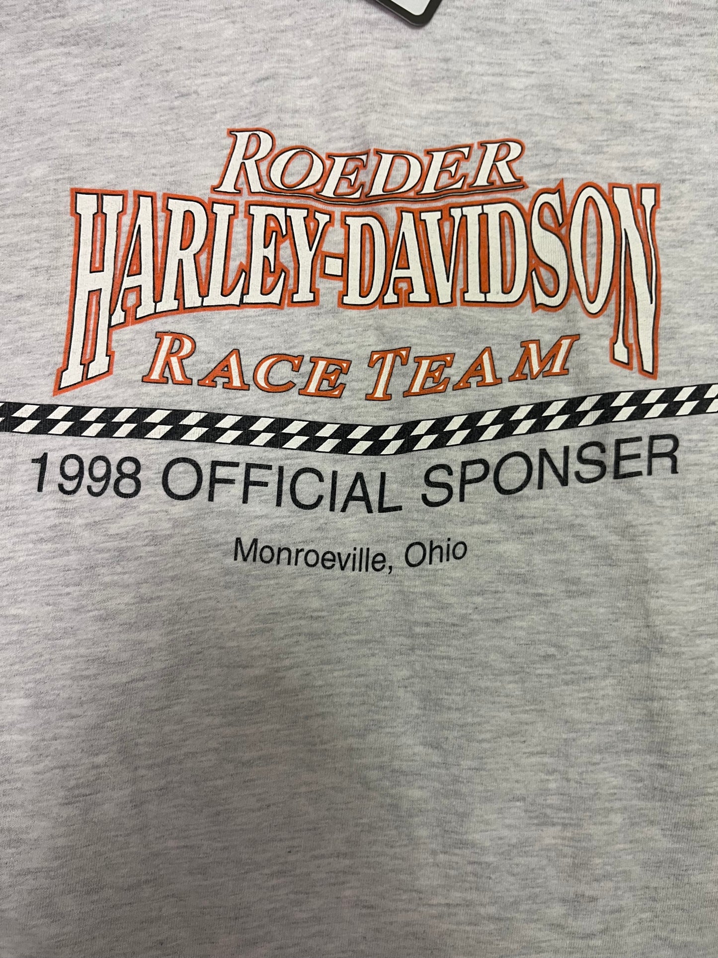 Rare Vintage 1998 Monroeville Roeder Harley Davidson Tee